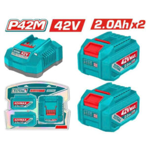  KIT DE BATERIAS Y  CARGADOR 42V 2.0AH X 2PCS TOTAL 