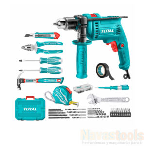 SET DE HERRAMIENTAS CON TALADRO 115PCS TOTAL