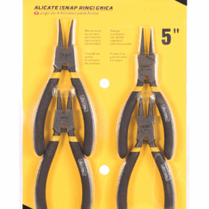 Set 4 Piezas Alicates para Anillos de Retención 5″ Uyustools