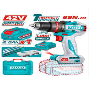 TALADRO INAL.DE IMPACTO 13MM 42V 69NM TOTAL