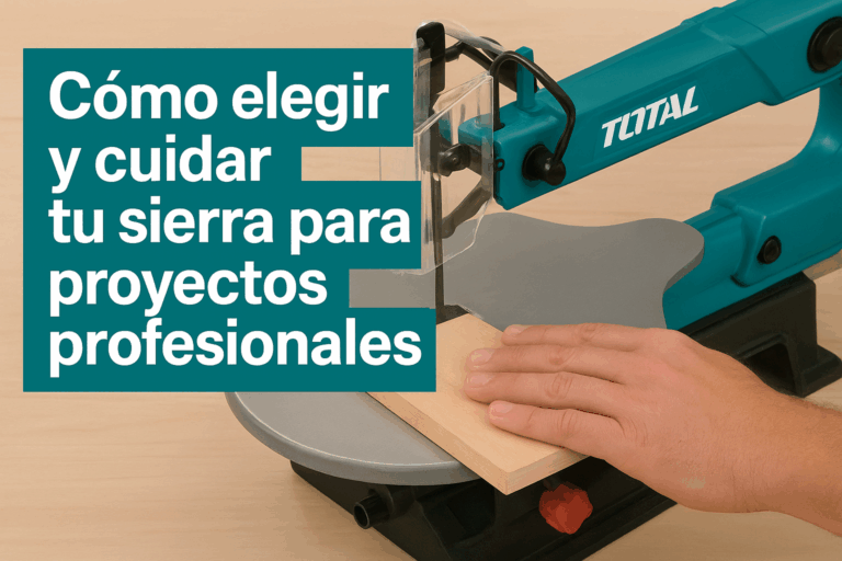 Cómo elegir y cuidar tu sierra para proyectos profesionales
