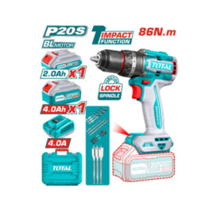 TALADRO INAL DE IMPAC 13MM 20V 86NM +BATYCAR